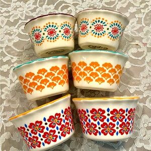 Pioneer Women Vibrant Patterned Ceramic Bowls